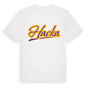 Hacka baseball t-shirt – ekologisk bomull t-shirt från Pinshirt