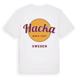 Hacka cirkel t-shirt – ekologisk bomull t-shirt från Pinshirt