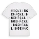 Häcklinge ordlek t-shirt