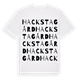 Hacksta gård ordlek t-shirt