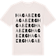 Vintage White t-shirt med Hagaberg ordlek t-shirt