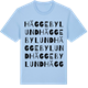 Blue Soul t-shirt med Häggebylund ordlek t-shirt