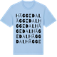 Blue Soul t-shirt med Häggedal ordlek t-shirt