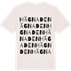 Vintage White t-shirt med Hägnaden ordlek t-shirt