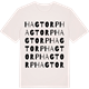 Vintage White t-shirt med Hagtorp ordlek t-shirt