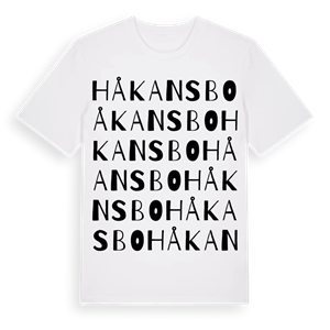 Håkansbo ordlek t-shirt – ekologisk bomull t-shirt från Pinshirt