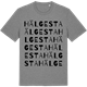 Mid Heather Gray t-shirt med Hälgesta ordlek t-shirt