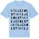 Blue Soul t-shirt med Häljebolsta ordlek t-shirt