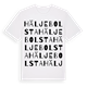 Häljebolsta ordlek t-shirt