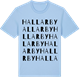 Blue Soul t-shirt med Hallarby ordlek t-shirt