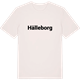 Vintage White t-shirt med Hälleborg fetstil t-shirt