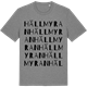 Mid Heather Gray t-shirt med Hällmyran ordlek t-shirt