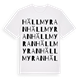 Hällmyran ordlek t-shirt