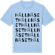 Blue Soul t-shirt med Hällnäset ordlek t-shirt