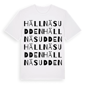 Hällnäsudden ordlek t-shirt – ekologisk bomull t-shirt från Pinshirt