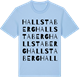 Blue Soul t-shirt med Hallstaberg ordlek t-shirt