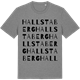 Mid Heather Gray t-shirt med Hallstaberg ordlek t-shirt