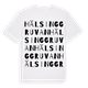 Hälsinggruvan ordlek t-shirt