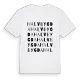 Halvbygda ordlek t-shirt