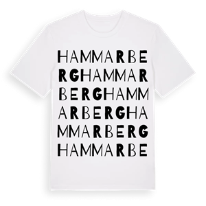 Hammarberg ordlek t-shirt – ekologisk bomull t-shirt från Pinshirt