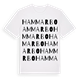 White t-shirt med Hammarbo ordlek t-shirt