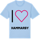 Blue Soul t-shirt med Jag älskar Hammarby t-shirt stort tryck