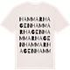 Vintage White t-shirt med Hammarhagen ordlek t-shirt