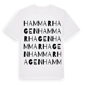 Hammarhagen ordlek t-shirt – ekologisk bomull t-shirt från Pinshirt