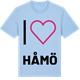 Blue Soul t-shirt med Jag älskar Håmö t-shirt stort tryck