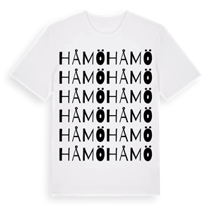 Håmö ordlek t-shirt – ekologisk bomull t-shirt från Pinshirt