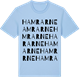 Blue Soul t-shirt med Hamrarne ordlek t-shirt