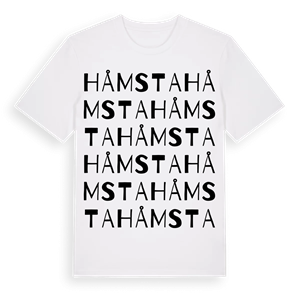 Håmsta ordlek t-shirt – ekologisk bomull t-shirt från Pinshirt