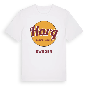 Harg cirkel t-shirt – ekologisk bomull t-shirt från Pinshirt