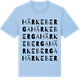Blue Soul t-shirt med Härkeberga ordlek t-shirt
