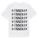 White t-shirt med Hässelby ordlek t-shirt