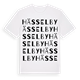 White t-shirt med Hässelby ordlek t-shirt