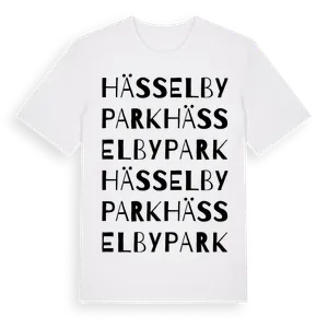 Hässelby Park ordlek t-shirt – ekologisk bomull t-shirt från Pinshirt
