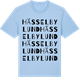 Blue Soul t-shirt med Hässelbylund ordlek t-shirt