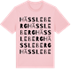 Pink Cotton t-shirt med Hässleberg ordlek t-shirt