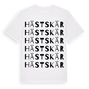 Hästskär ordlek t-shirt – ekologisk bomull t-shirt från Pinshirt