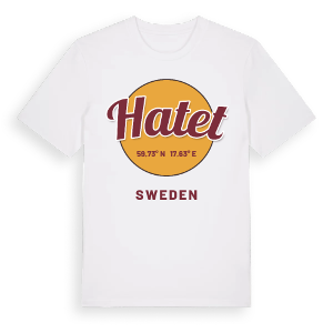 Hatet cirkel t-shirt – ekologisk bomull t-shirt från Pinshirt