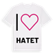 Jag älskar Hatet t-shirt stort tryck