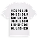 White t-shirt med Hedbolund ordlek t-shirt