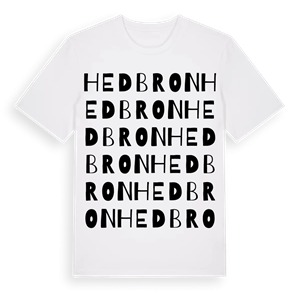 Hedbron ordlek t-shirt – ekologisk bomull t-shirt från Pinshirt