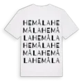 Hemåla ordlek t-shirt