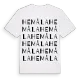 Hemåla ordlek t-shirt