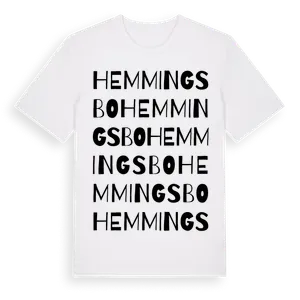 Hemmingsbo ordlek t-shirt – ekologisk bomull t-shirt från Pinshirt