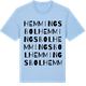 Blue Soul t-shirt med Hemmingsbol ordlek t-shirt