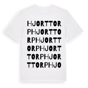 Hjorttorp ordlek t-shirt – ekologisk bomull t-shirt från Pinshirt