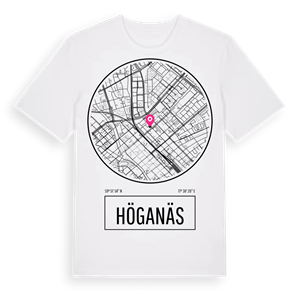Höganäs t-shirt – ekologisk bomull t-shirt från Pinshirt